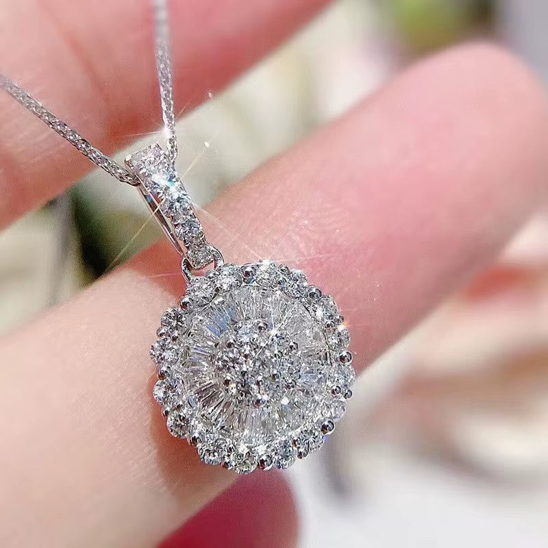 Necklace for Women Brilliant Cubic Zirconia Luxury Quality Wedding Necklaces Fancy Love Gift Fashion Jewelry