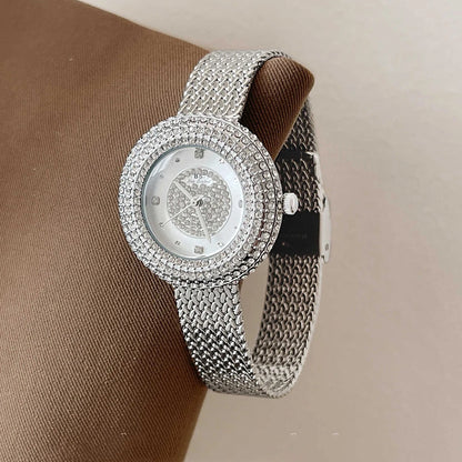 BS Watch Women Vintage Ladies Watches Luxury High Quality Fashion Quartz Wristwatches Diamond Large Dial Waterproof Watches