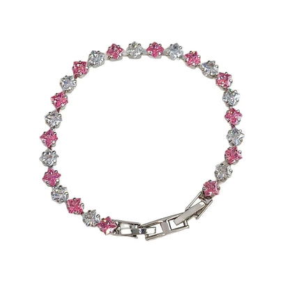 Zircon Women'S Bracelet Luxury Fashion Pink Bracelets for Women