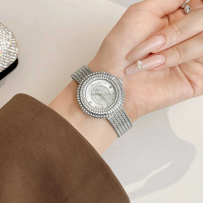 BS Watch Women Vintage Ladies Watches Luxury High Quality Fashion Quartz Wristwatches Diamond Large Dial Waterproof Watches